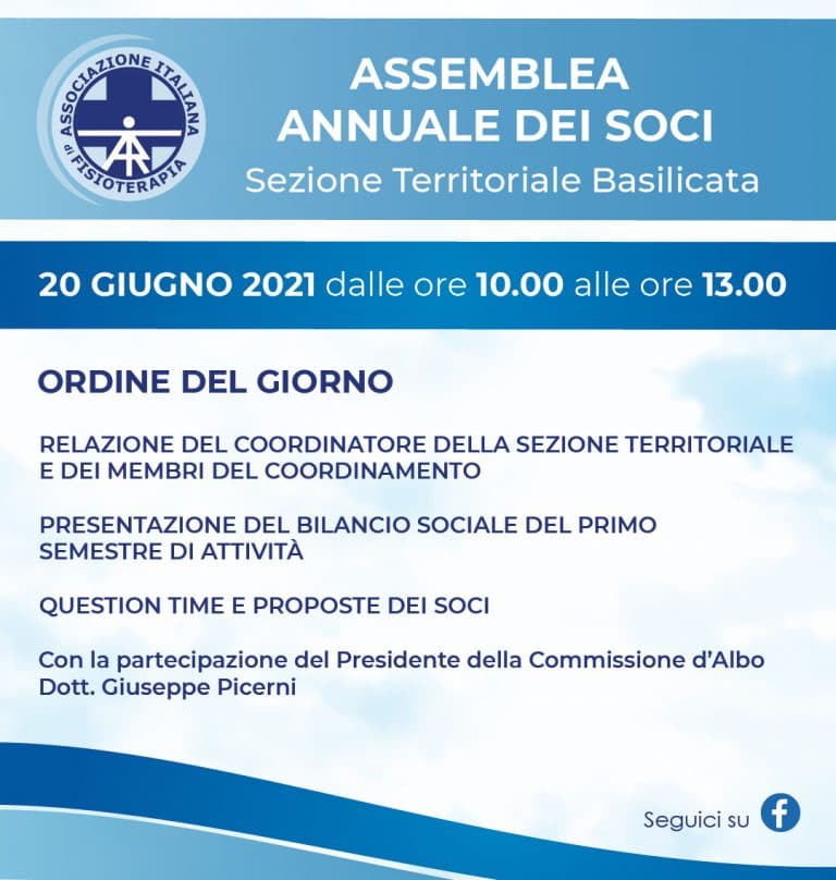 ASSEMBLEA REGIONALE DEI SOCI AIFI BASILICATA
