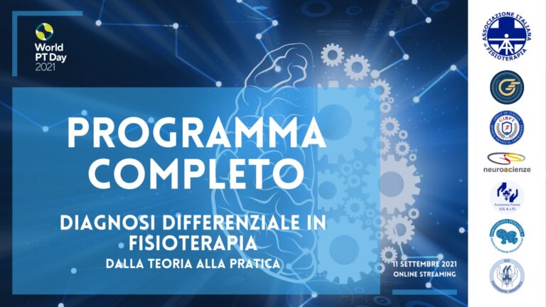 Programma completo ed iscrizione al webinar “DIAGNOSI DIFFERENZIALE IN FISIOTERAPIA”