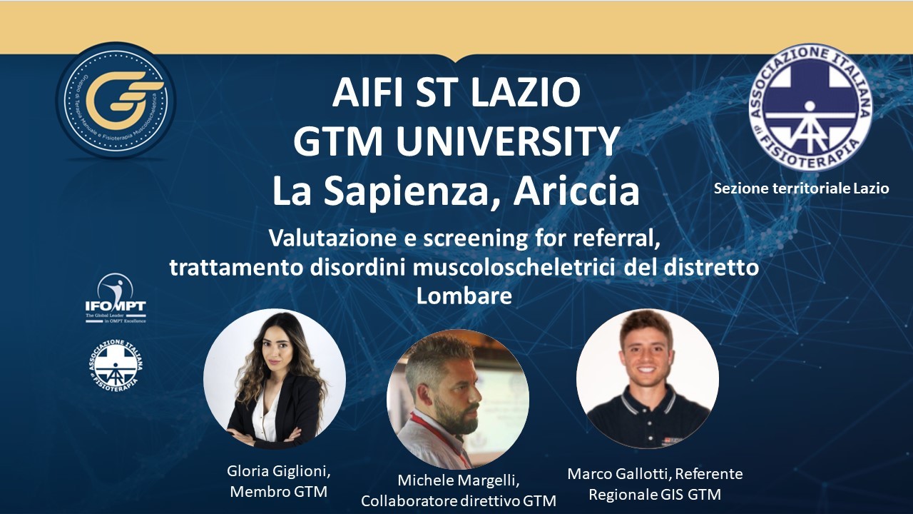 GTM University Università La Sapienza di Ariccia