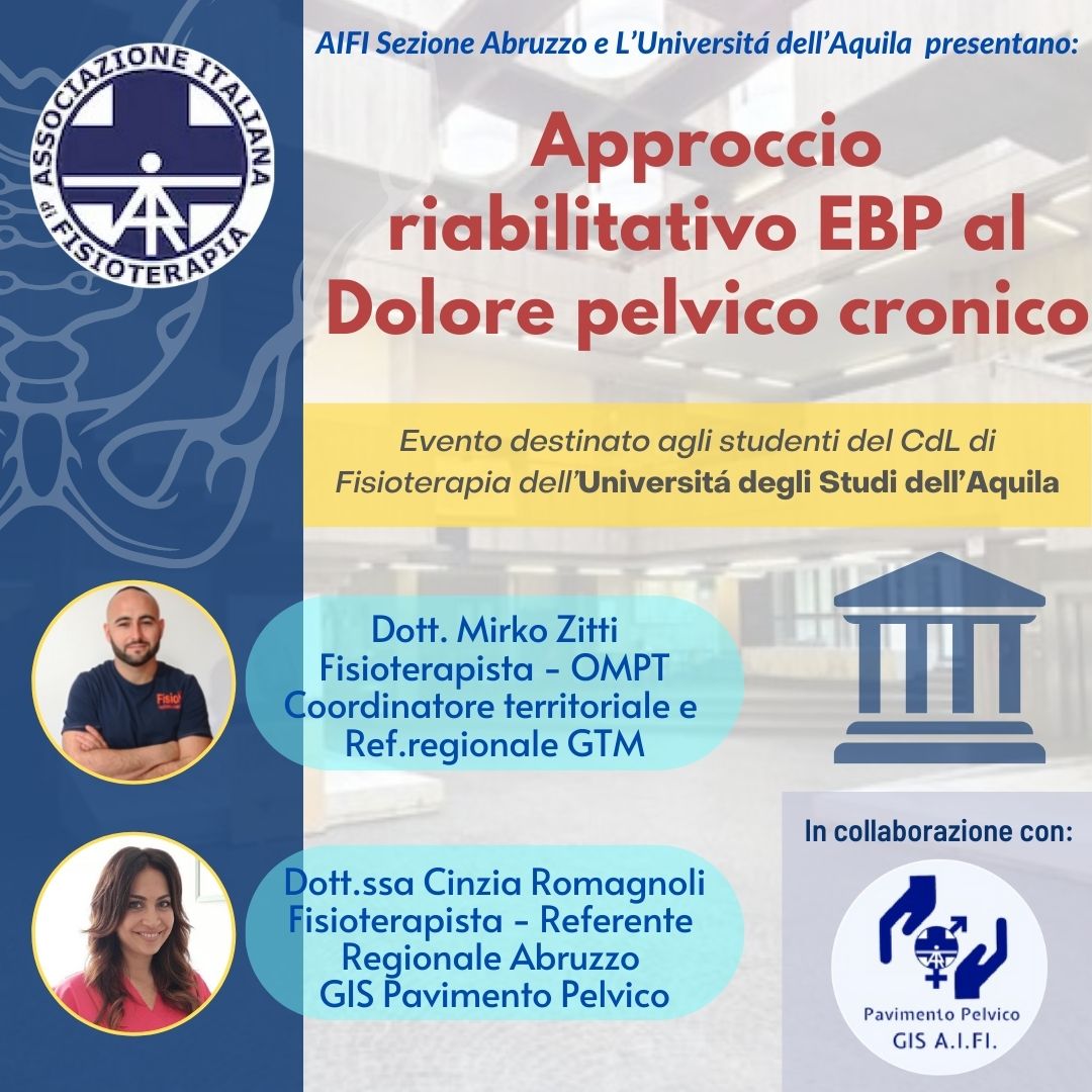 IL GIS PAVIMENTO PELVICO ALL’UNIVERSITA’ DEGLI STUDI DELL’AQUILA