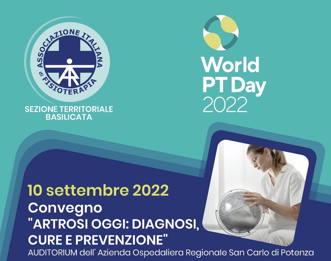 Convegno “ARTROSI OGGI: DIAGNOSI, CURE E PREVENZIONE”, sabato 10 settembre, Potenza