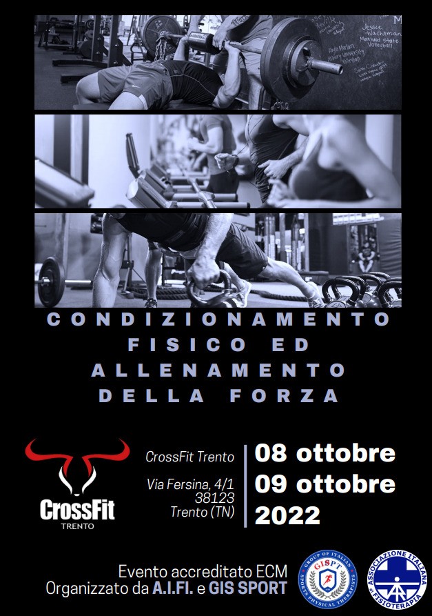 CONDIZIONAMENTO FISICO ED ALLENAMENTO DELLA FORZA PER IL FISIOTERAPISTA.