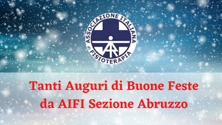 Tanti Auguri di Buone Feste da AIFI Sezione Abruzzo