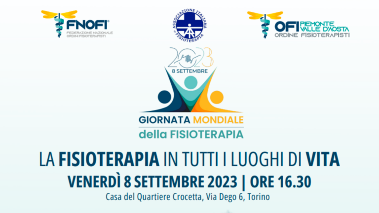 8 settembre: Turin World Physiotherapy Day