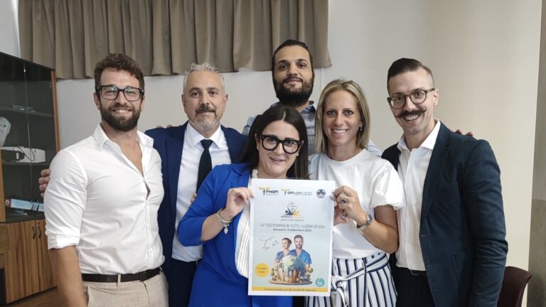 Grande partecipazione all’evento “Fisioterapia in tutti i luoghi di vita” tenutosi ad Avezzano il 9 settembre