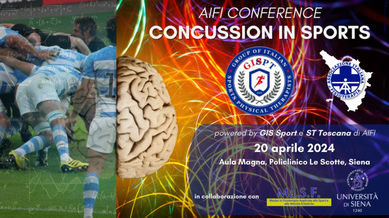 Assemblea Soci AIFI ST Toscana il 20 Aprile 2024 a Siena all’interno della Conference “CONCUSSION IN SPORTS”