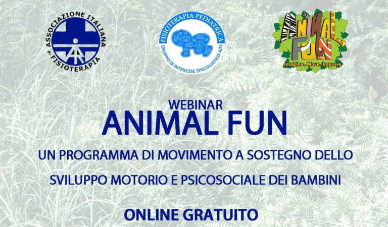 AIFI ST Toscana e GIS Fisioterapia Pediatrica presentano: “ANIMAL FUN, un programma di movimento a sostegno dello sviluppo motorio e psicosociale dei bambini”