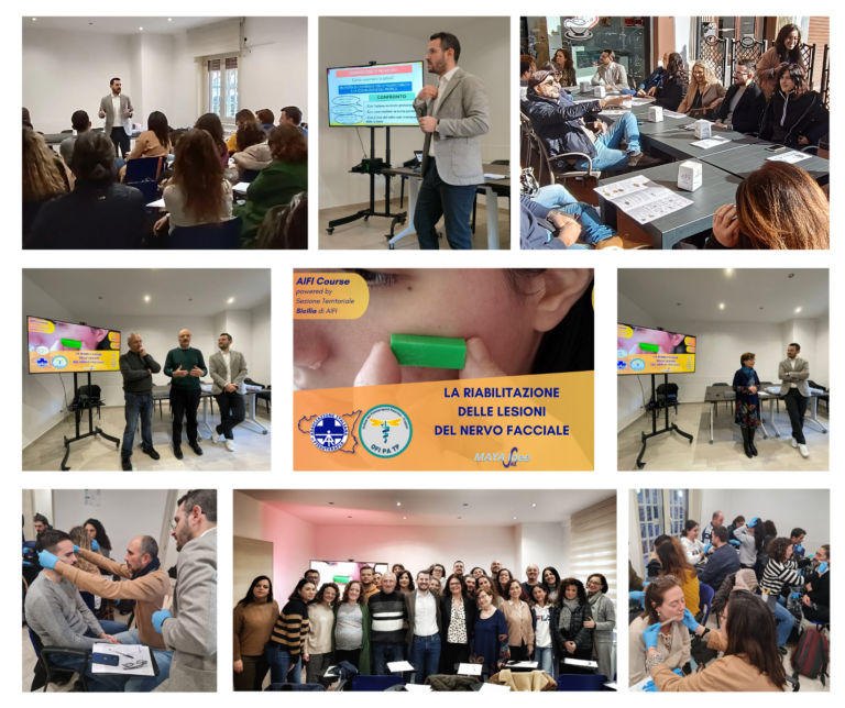 Concluso il corso “La riabilitazione delle lesioni del nervo facciale” – Palermo 3-4 febbraio 2024