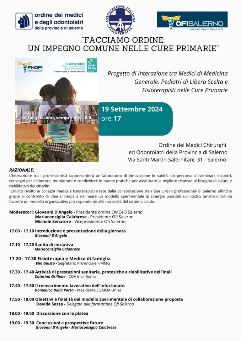 Facciamo Ordine: un impegno comune nelle cure primarie