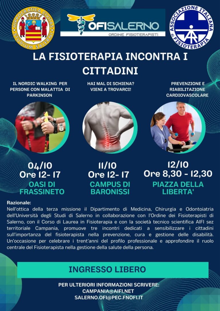 La Fisioterapia incontra i Cittadini