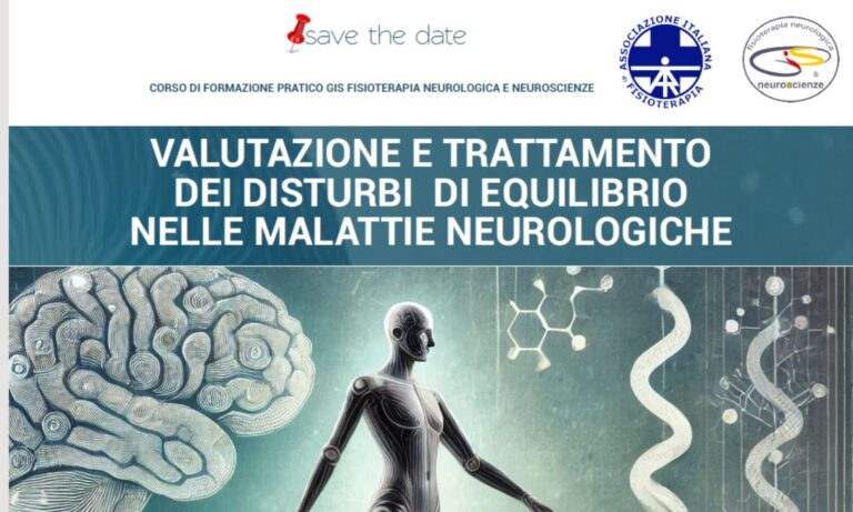 Valutazione e trattamento dei disturbi di equilibrio nelle malattie neurologiche – Iscrizioni aperte