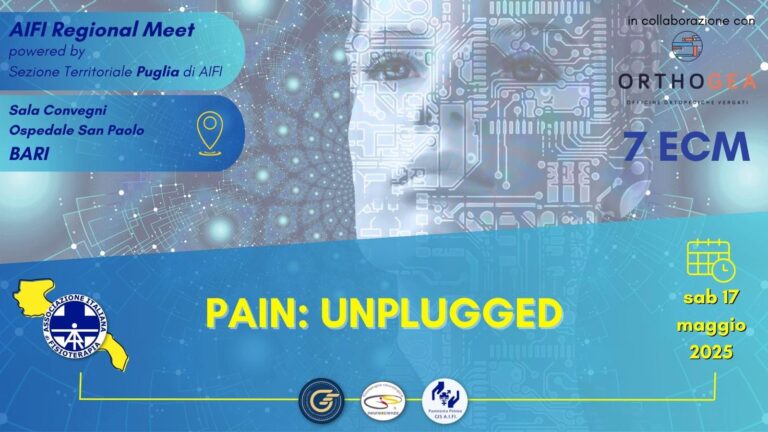 “Pain Unplugged” : Regional Meet Aifi Puglia 2025