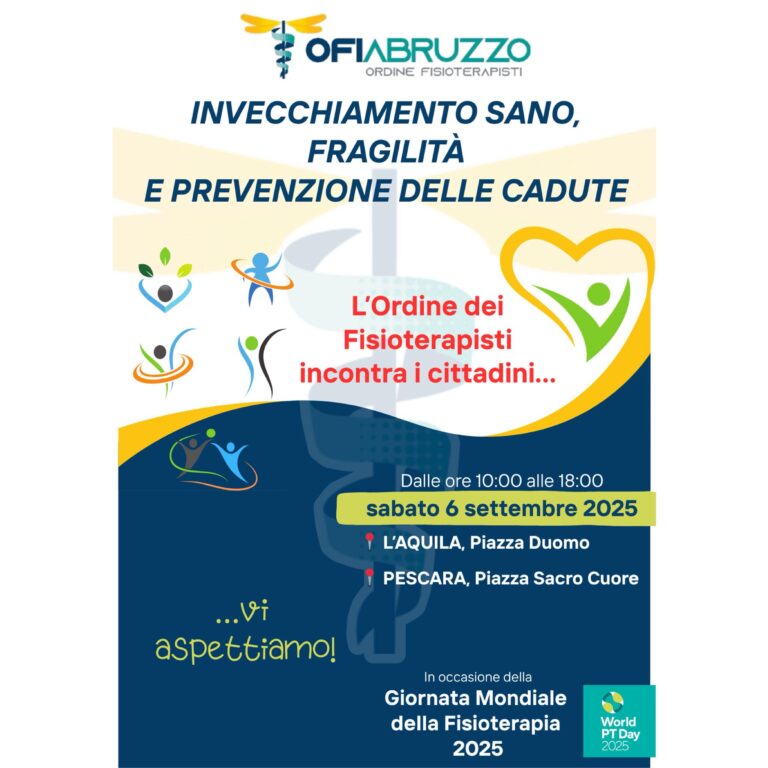 Giornata mondiale della Fisioterapia in Abruzzo