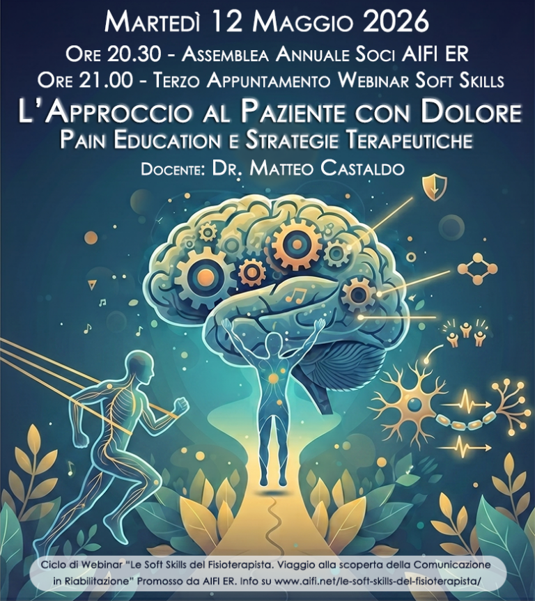 Assemblea Annuale AIFI ER + Pain Education: ci vediamo il 12 maggio!